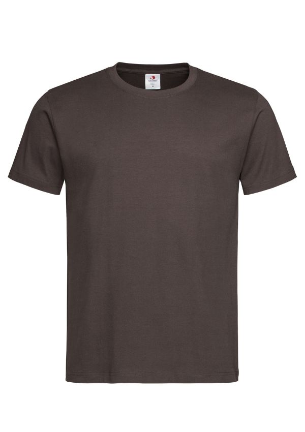 Stedman Classic-T T-shirt - Black 7C Dark Chocolate